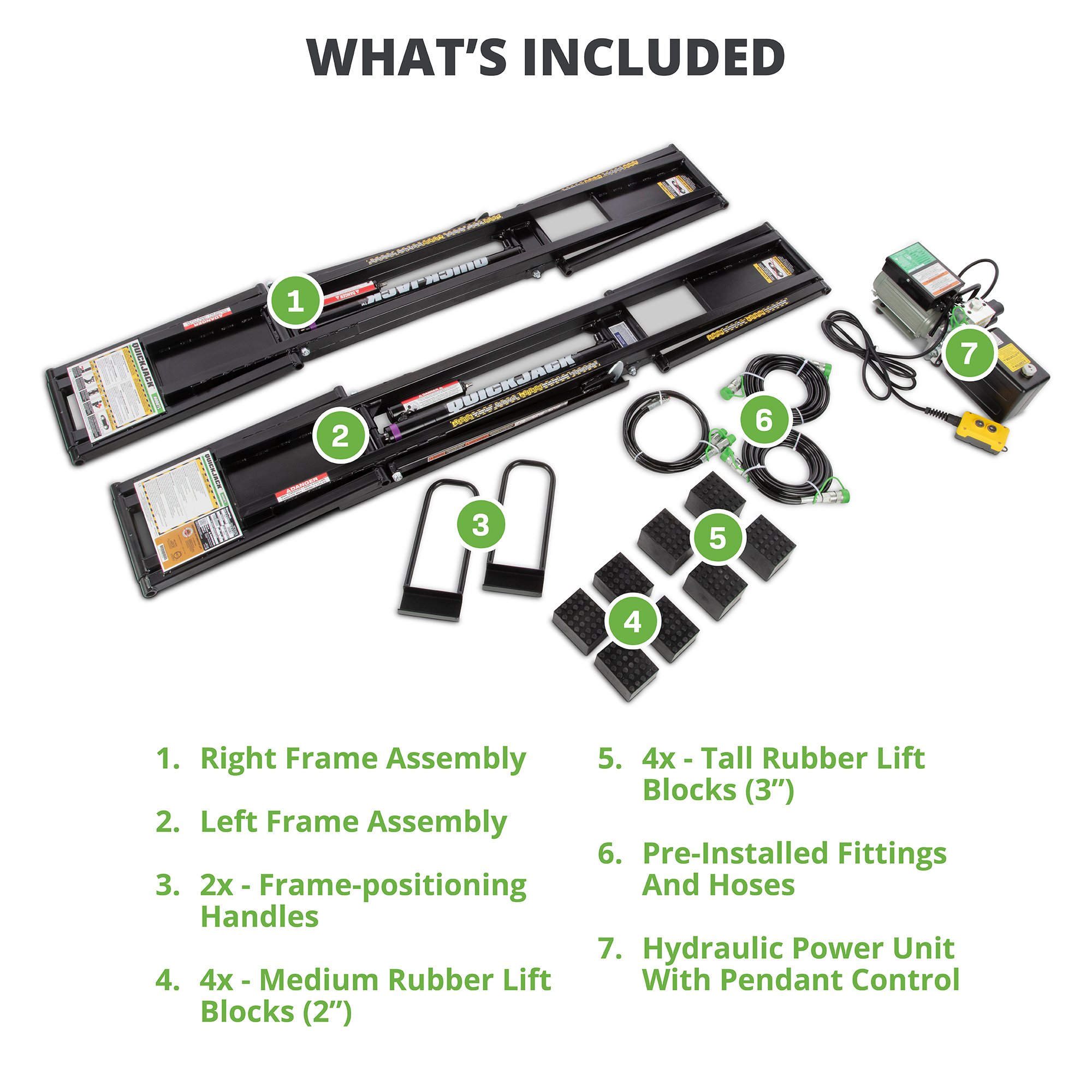 6000TL 6,000-lb. Portable Car Lift Standard Frame PINK Most