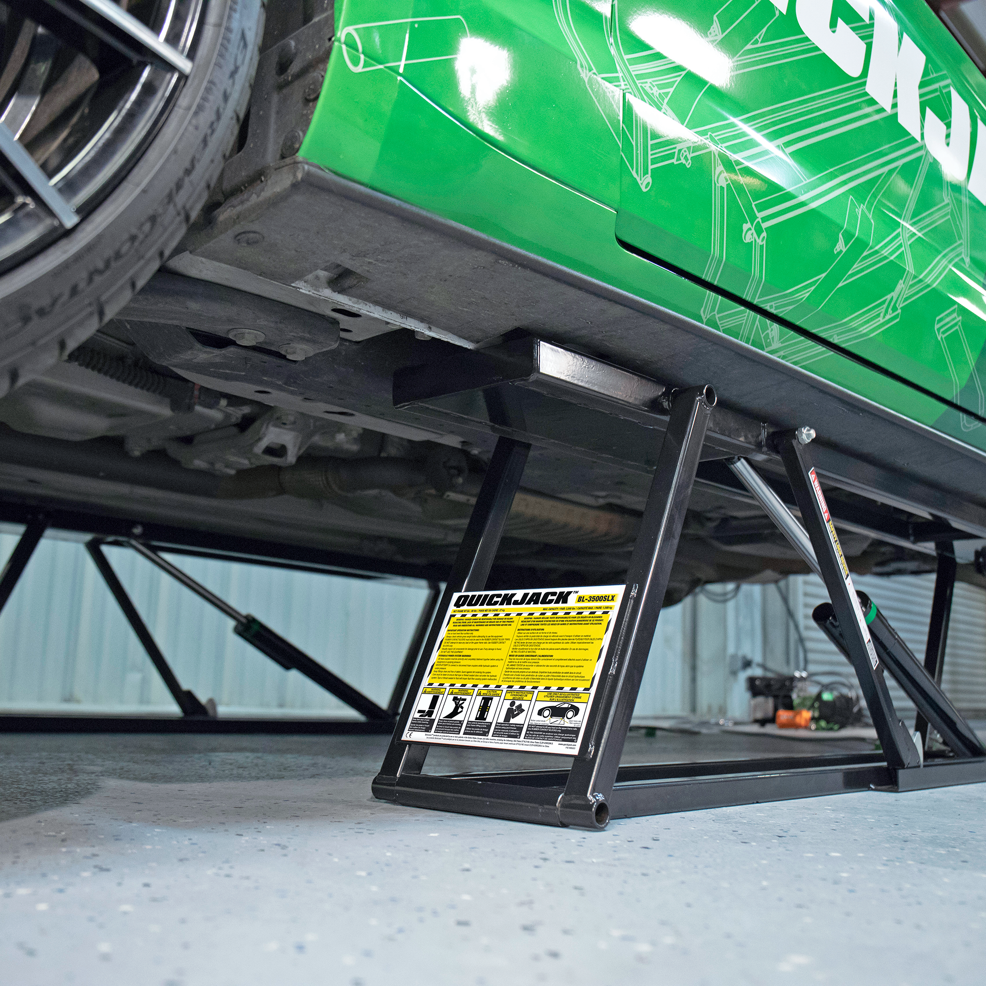 3500SLX Portable Car Lift 110V Standard Frame Ultimate Portability