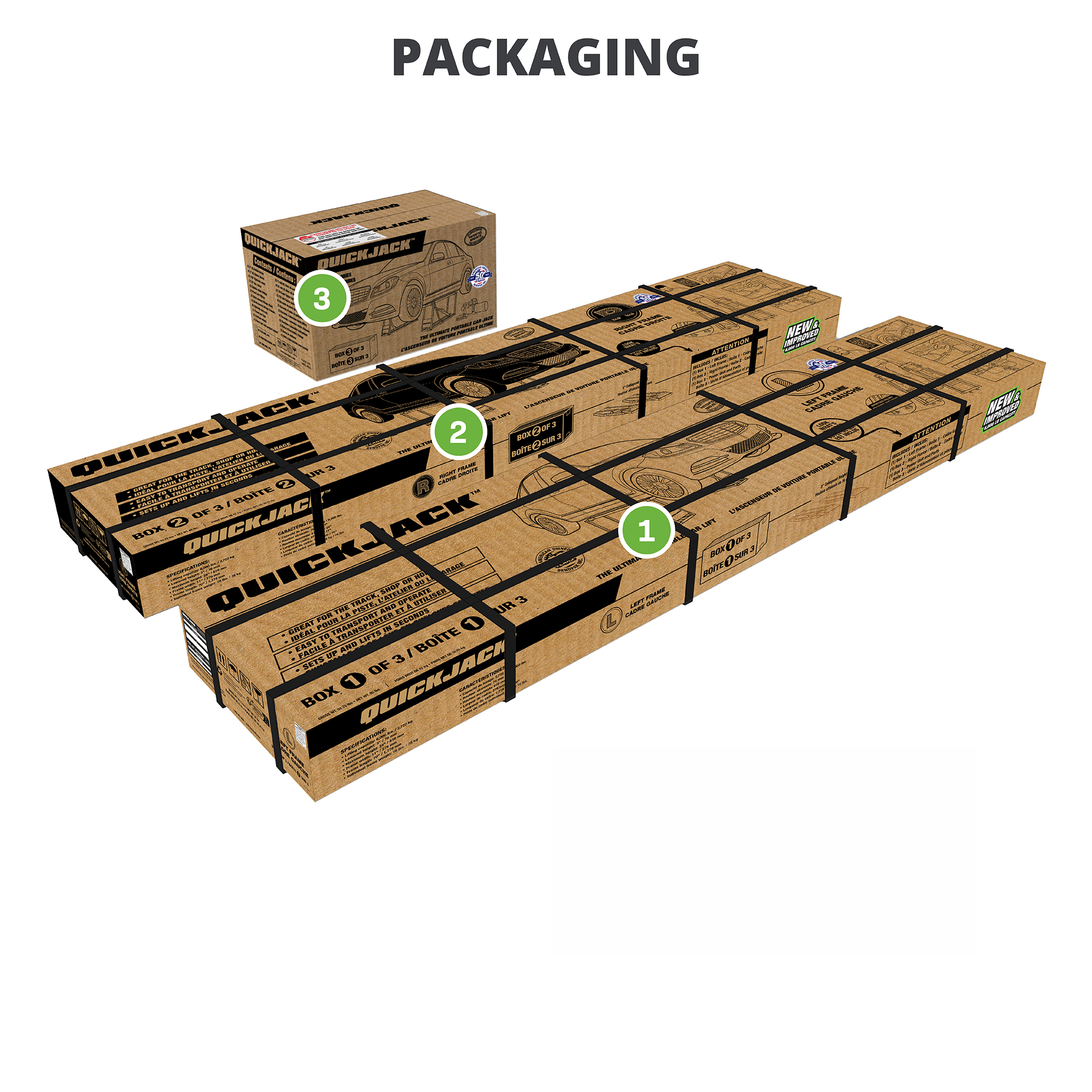 QuickJack Shipping Dimensions