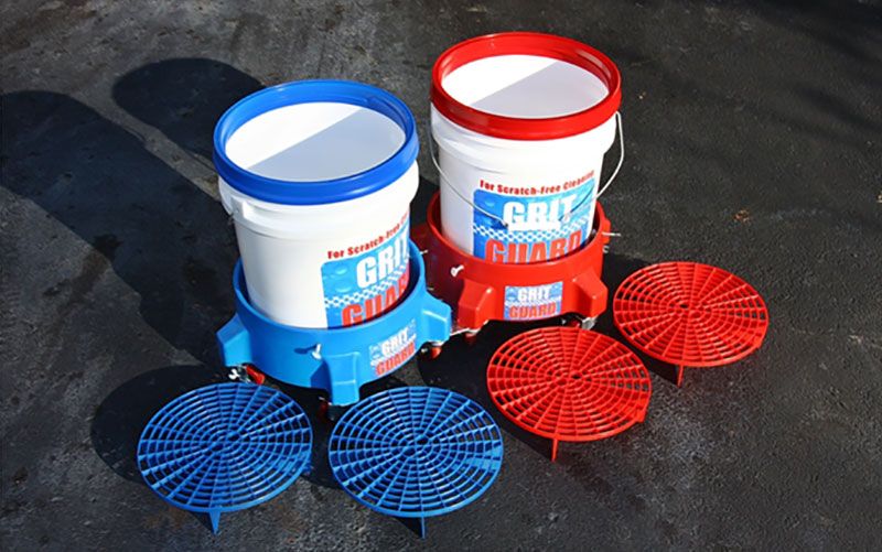 Quality car washing two-stage buckets