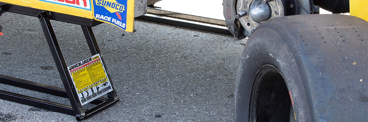 QuickJack racing car lift